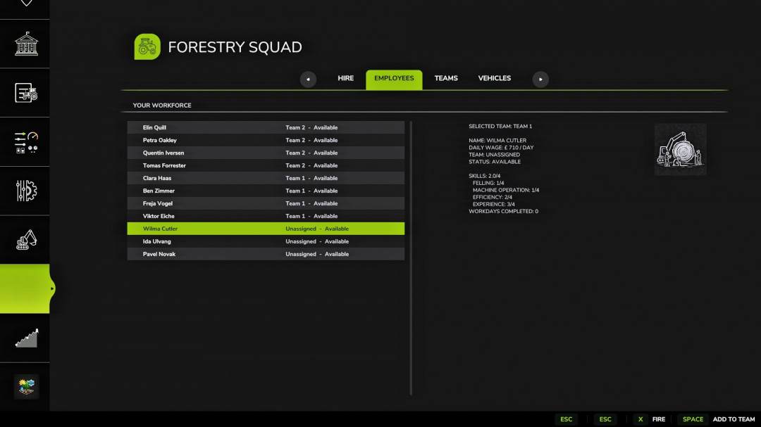 Forestry Squad BETA 3 v1.0