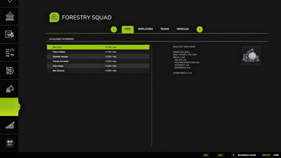 Forestry Squad BETA 3 v1.0