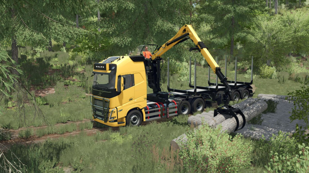 Volvo FH 16 Forestry Z-Crane Semi Pack V1.0.0.4