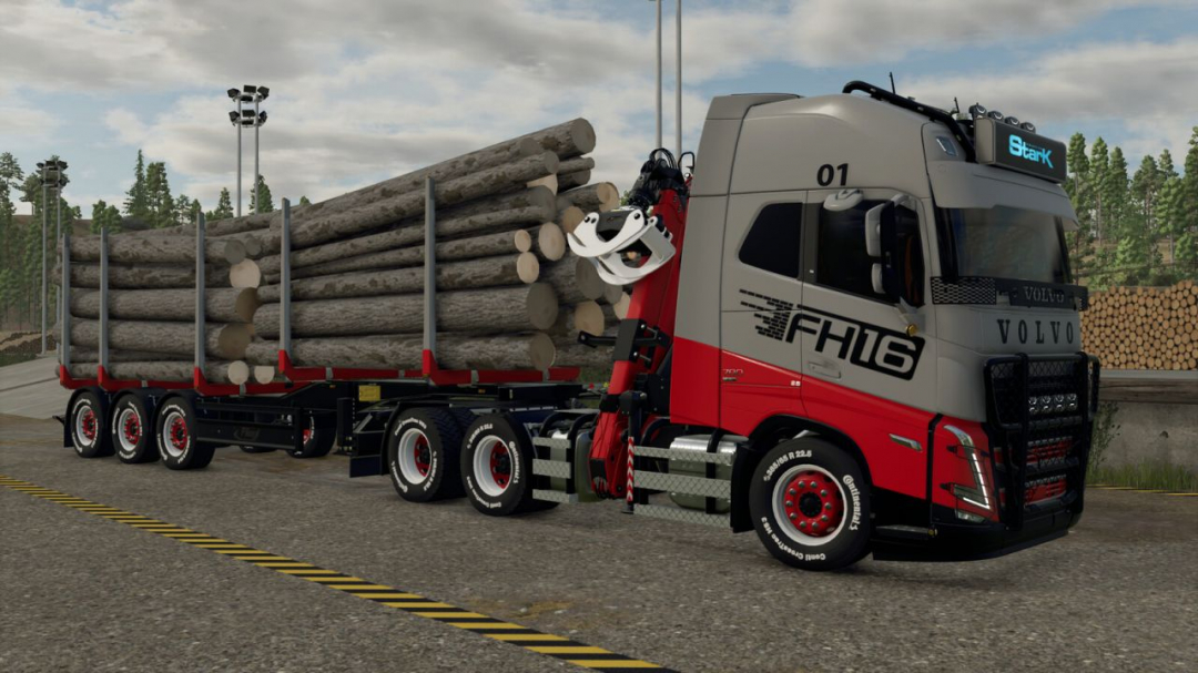 Volvo FH 16 Forestry Z-Crane Semi Pack V1.0.0.4
