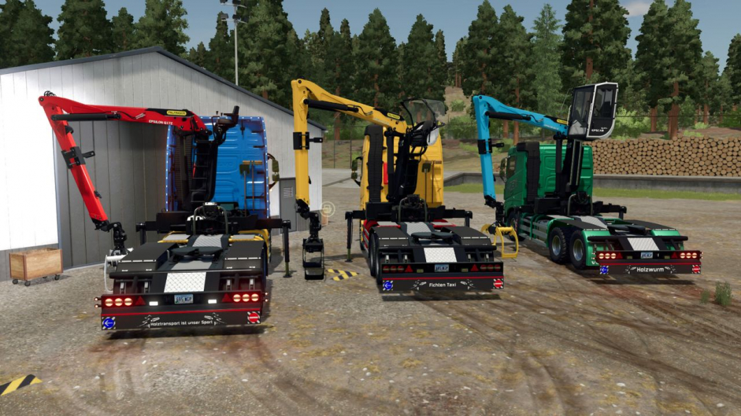 Volvo FH 16 Forestry Z-Crane Semi Pack V1.0.0.4