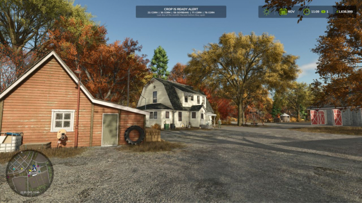 fs25-mods,  Crop Is Ready Alert V1.0.0.1