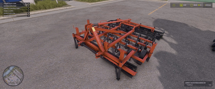 fs25-mods, Cultivateur agram 3m v1.0