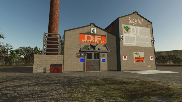 fs25-mods, DF sugar burner XXL (large industrial sugar factory) V1.1