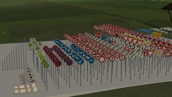 fs25-mods,  German Traffic Signs (Prefab) V1.0.0.3