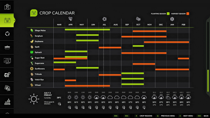 fs25-mods,  Real Calendar V1.0