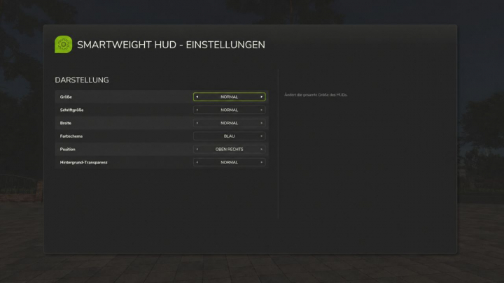 fs25-mods,  Smart Weight HUD V1.0