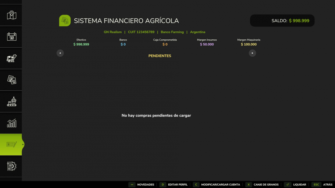 Agricultural Financial System V1.0