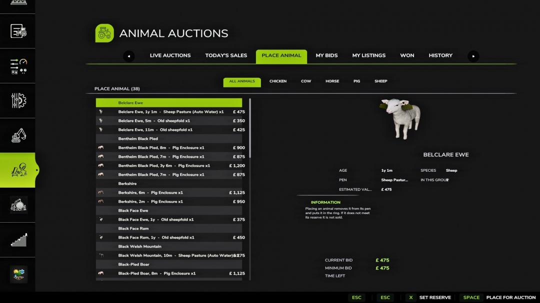 Animal Auctions V1.0