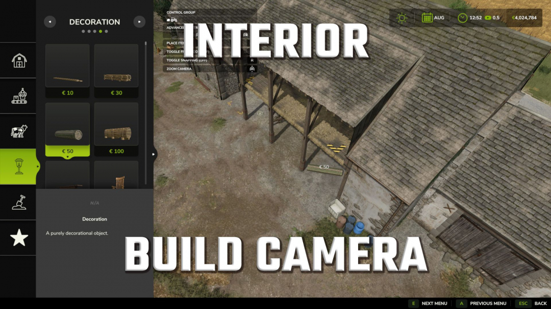 Interior Build Camera V1.0