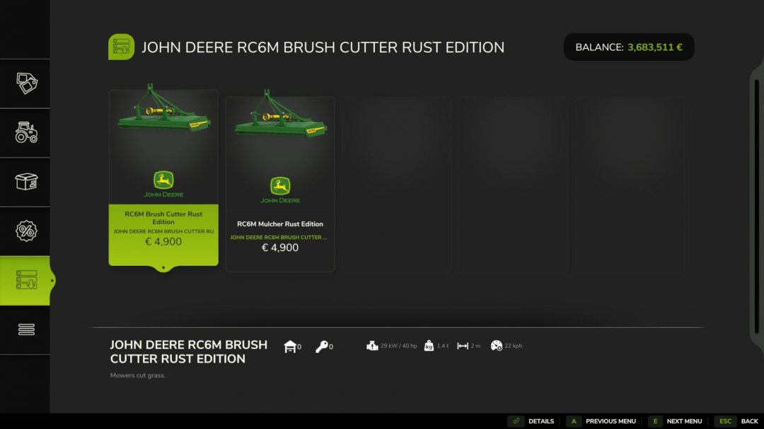 John Deere RC6M Rust Edition V1.2