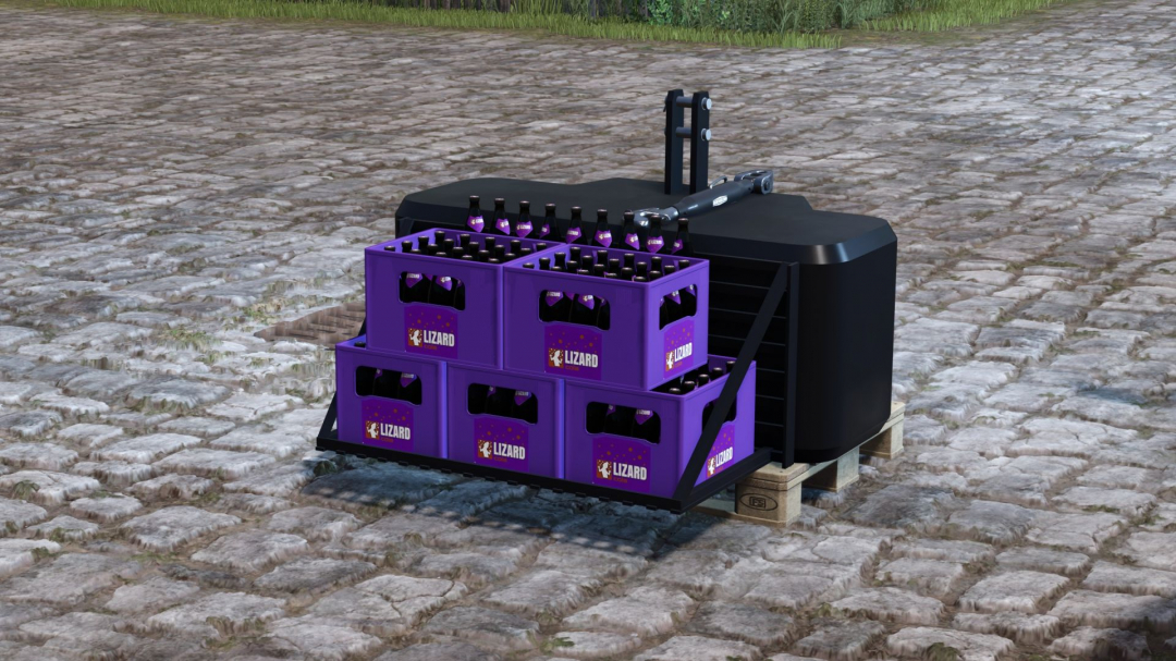 Lizard 1050 kg – front and rear weight V1.2