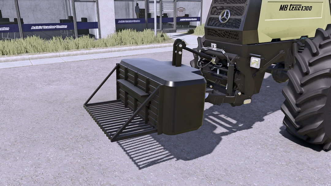 Lizard 1050 kg – front and rear weight V1.2
