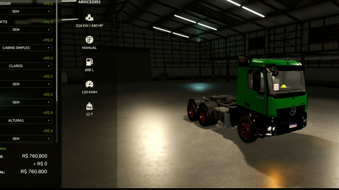 Mercedes Arocs 3351 v1.0