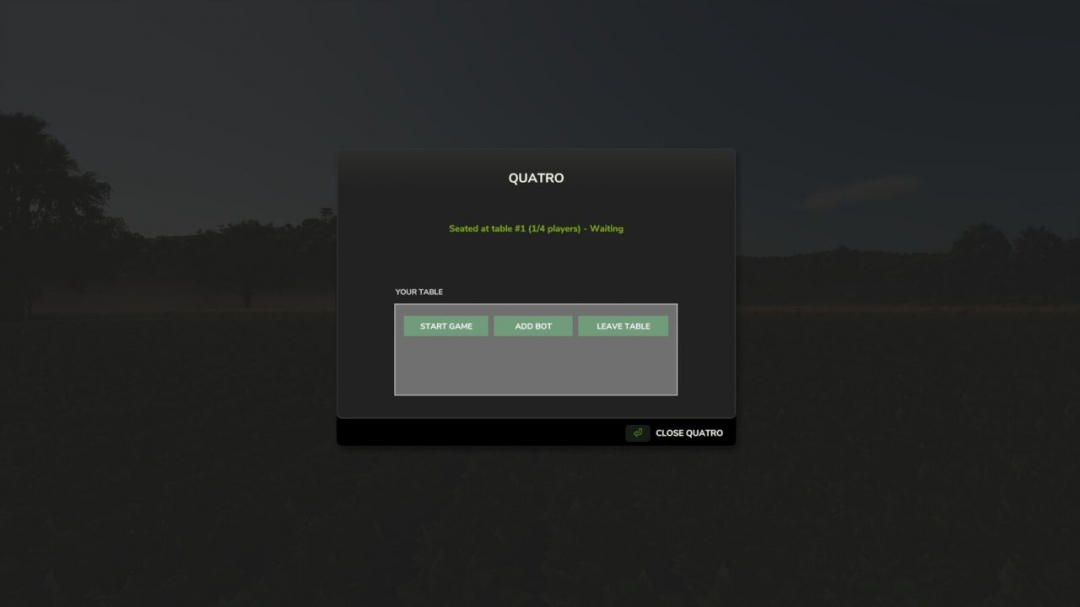 Quatro The Card Game V1.0