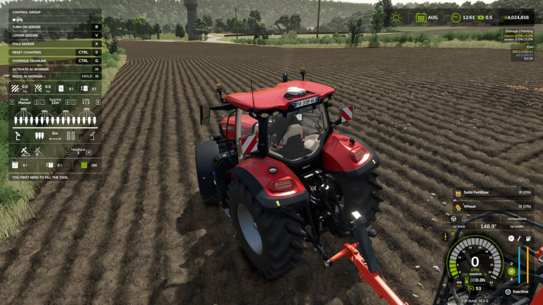 Realistic seed drills V1.0