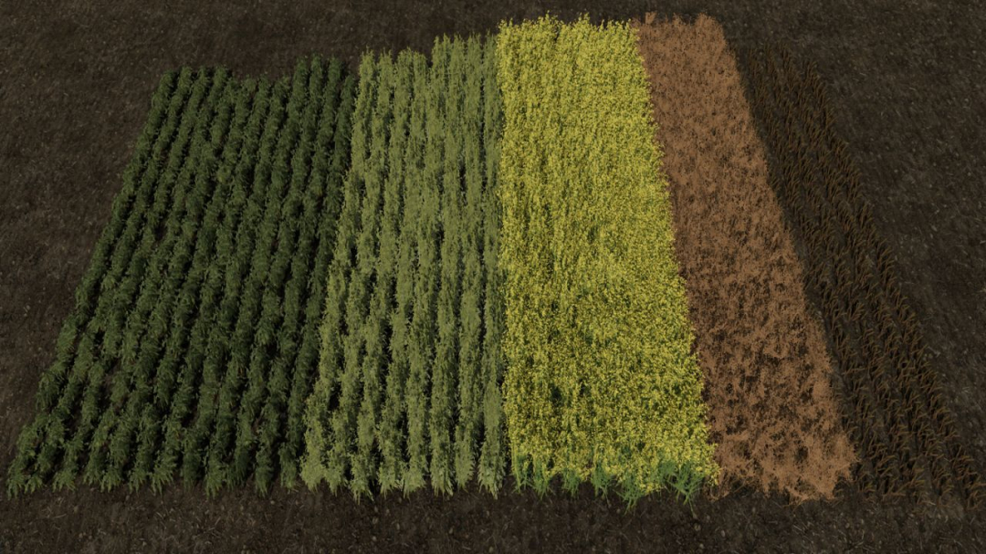 Row Seeding Barley, Oat, Wheat, Canola, Mulitfruit (Prefab) V1.2