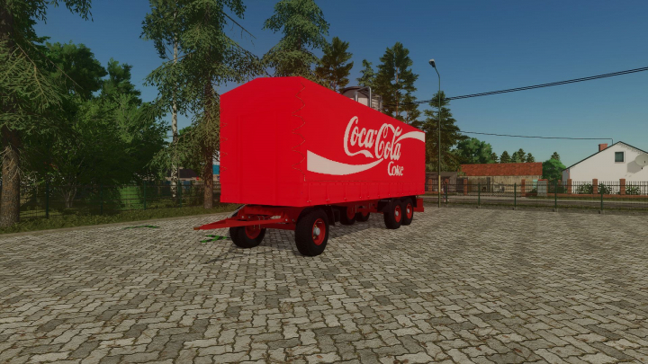 fs25-mods,  Coca-Cola truck trailer V1.0