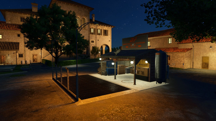 fs25-mods,  DF INDUSTRIES transshipment terminal (high-tech sales station) v1.0