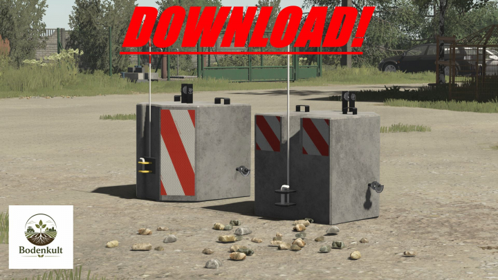 fs25-mods,  Homemade concrete weight v1.0