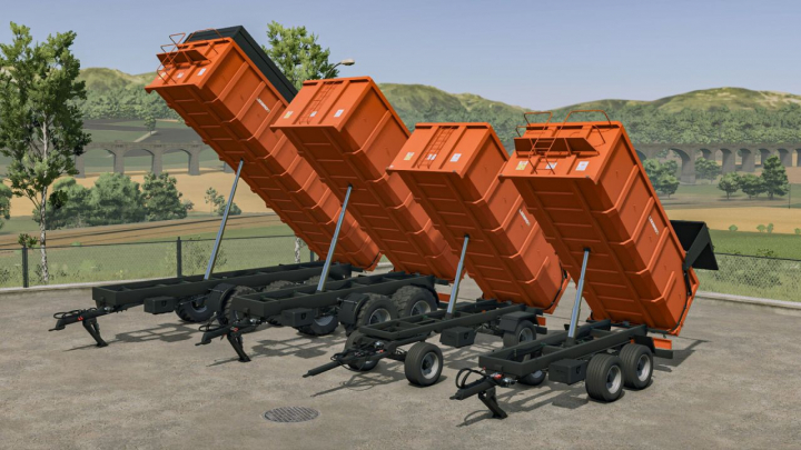 fs25-mods,  Lizard Rino Tipping Trailer Pack V1.0