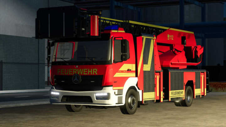fs25-mods, Mercedes Benz Turntable Ladder 23/12 V1.0.0.3