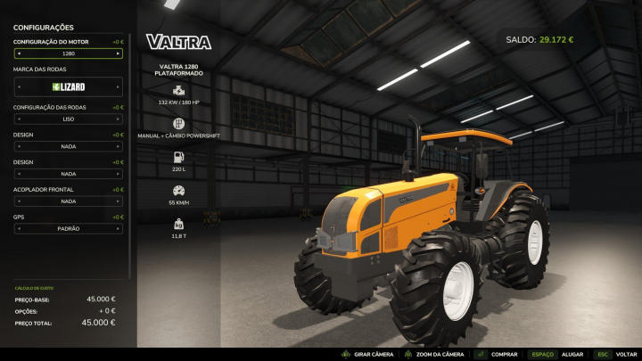 fs25-mods,  Valtra 1280 2010 V3.0