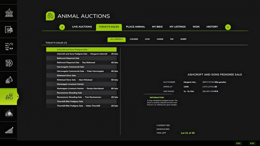 Animal Auctions BETA 2 v1.0