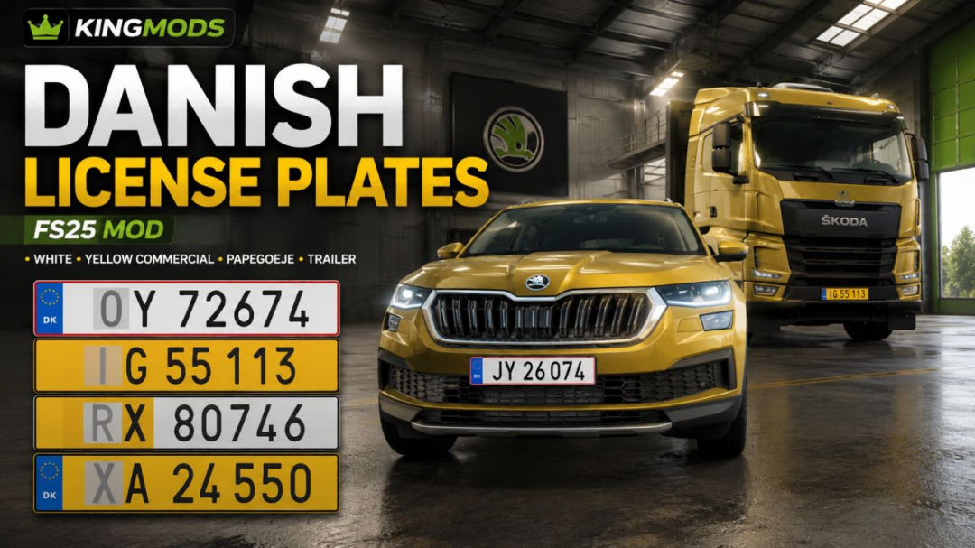 Danish License Plates V1.0