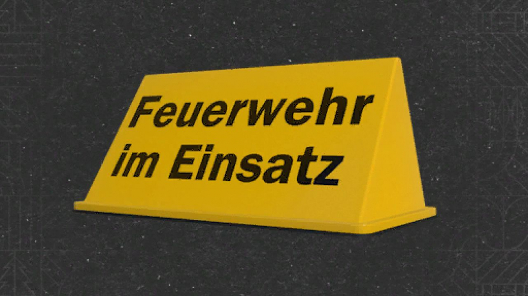 Fire department roof sign (Prefab) V1.0