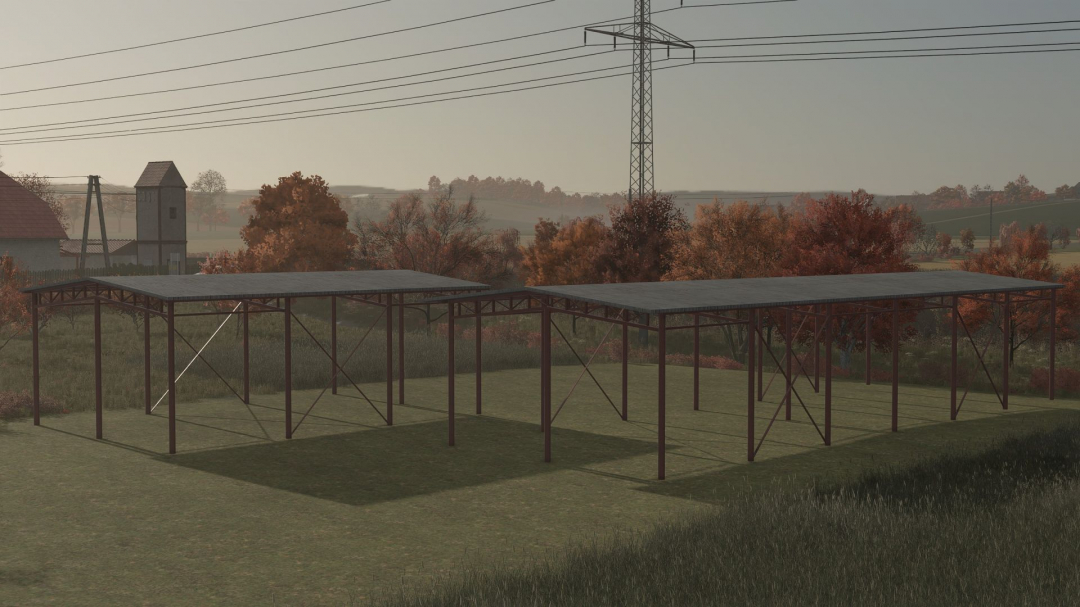Pack of old bale sheds V1.0