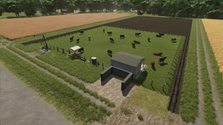fs25-mods, High Capacity Cow Pasture V1.0