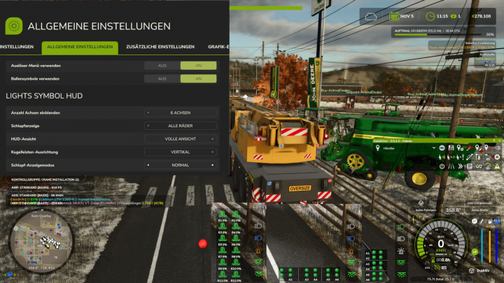 fs25-mods,  Lights Symbol HUD V1.1.0.4