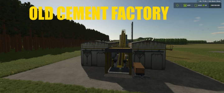 fs25-mods, OLD CEMENT FACTORY v1.0