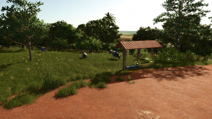 fs25-mods, Small Pasture For Cows, Horses, And Sheep V1.3