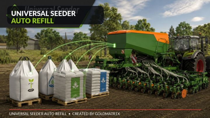 fs25-mods, Universal Seeder Auto Refill V1.0.1