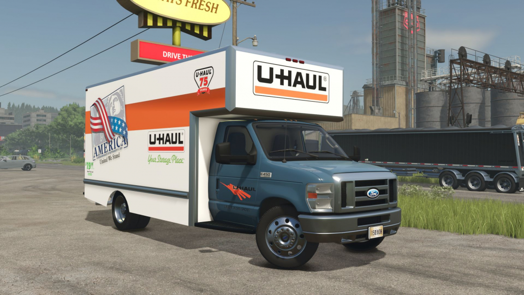 2016 Ford F450 Cargo Truck V1.0