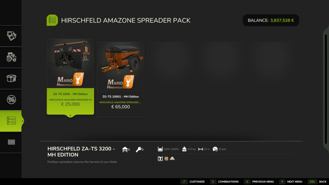 Amazone Spreader – Hirschfeld Edition V1.0