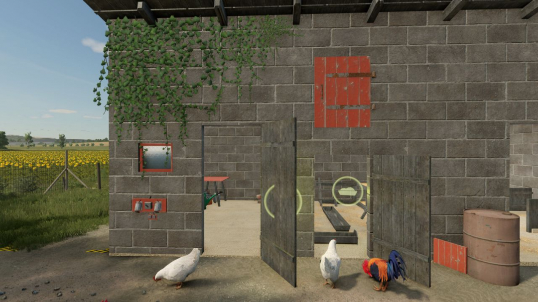 Farm Building with Chicken Coop V1.0