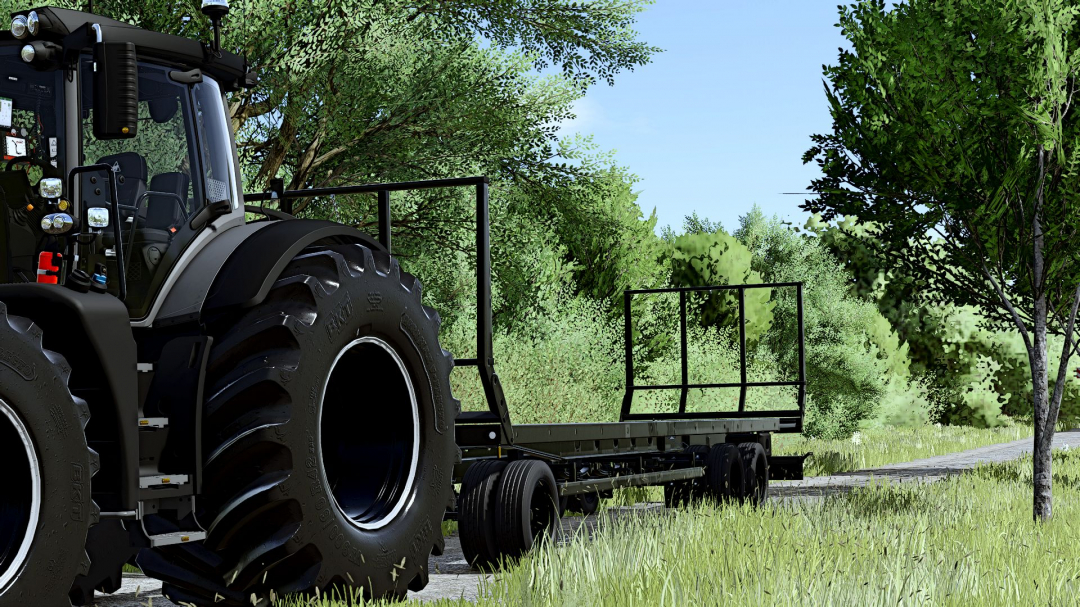 Flatbed trailer with a completely redesigned rear and IC V1.0.0.1