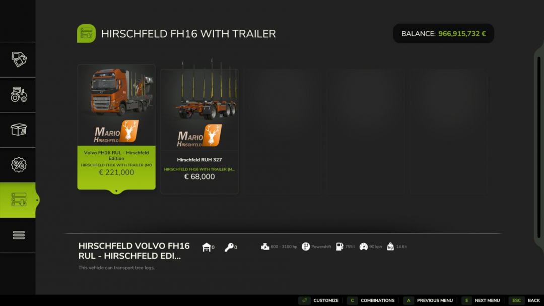 Forestry truck with loading crane V1.0.4.2