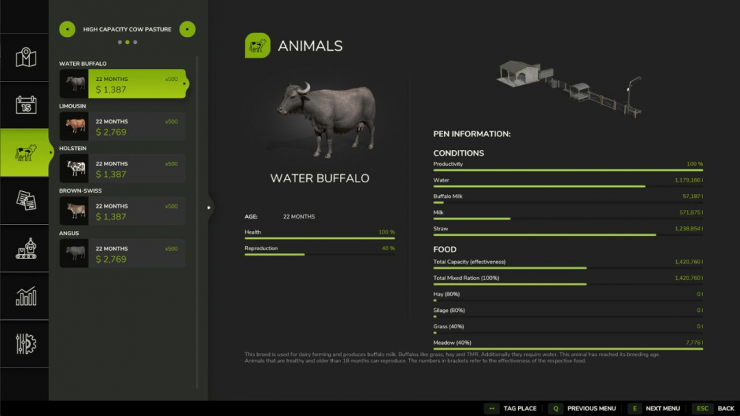 High Capacity Cow Pasture V1.0