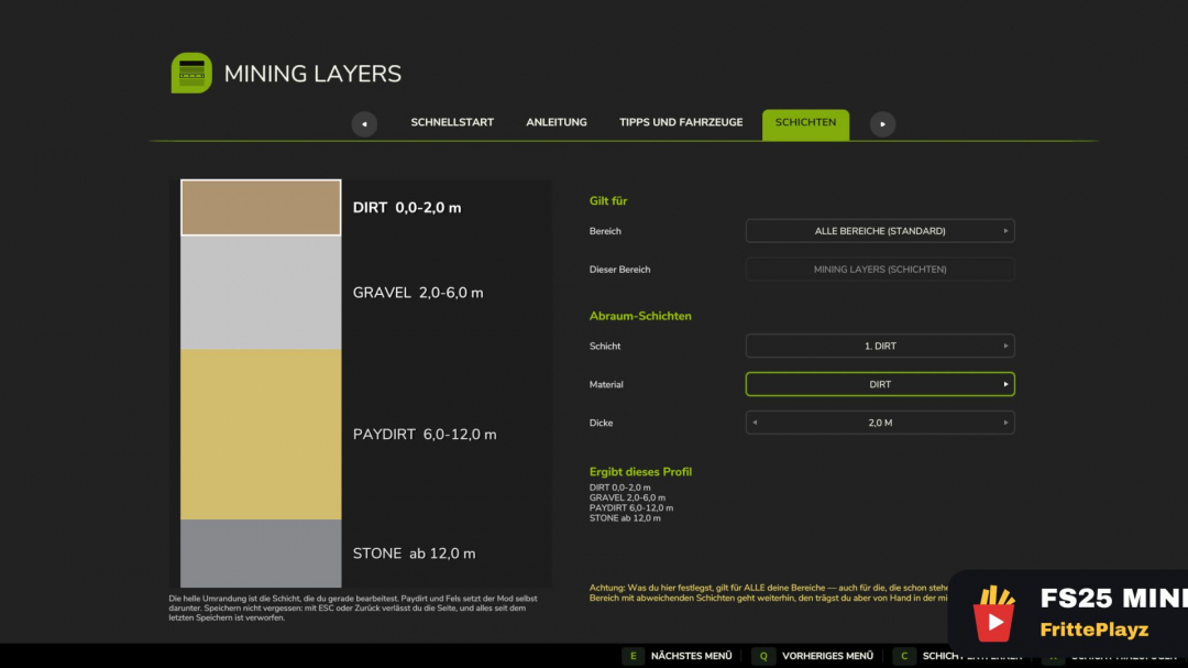 Mining / Pit Layers (TerraFarm Add-on) V1.6