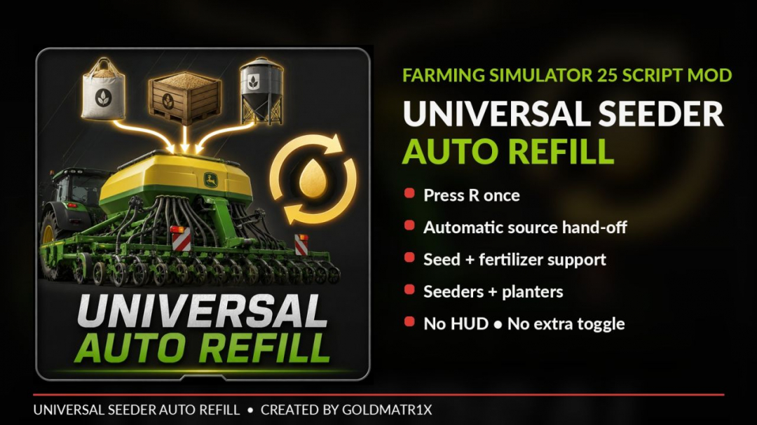 Universal Seeder Auto Refill V1.0.1