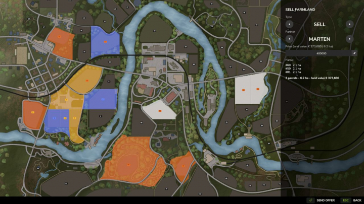 fs25-mods, Farmland Marketplace V1.0.5