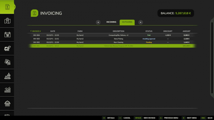 fs25-mods,  Invoices V1.2.1