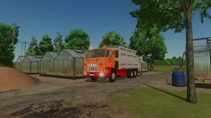 fs25-mods,  Jelcz 416 garbage truck V1.0