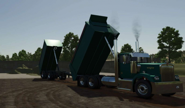 fs25-mods, KW W900 dump matching pup v1.0