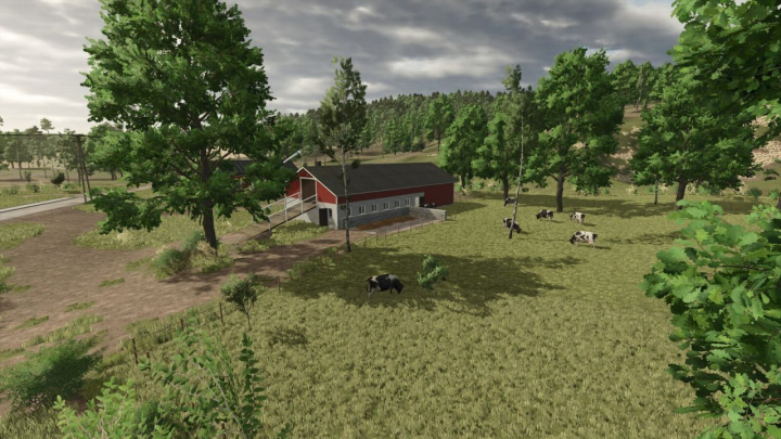 fs25-mods, Old Brick Cow Barns V1.1