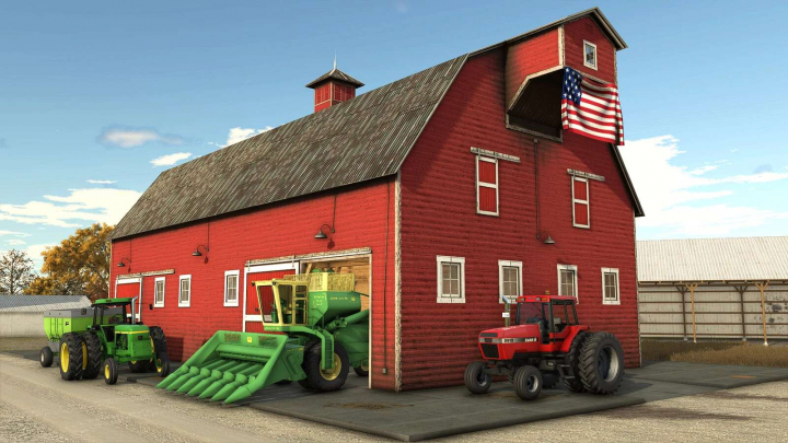fs25-mods, Old US Barn v1.0
